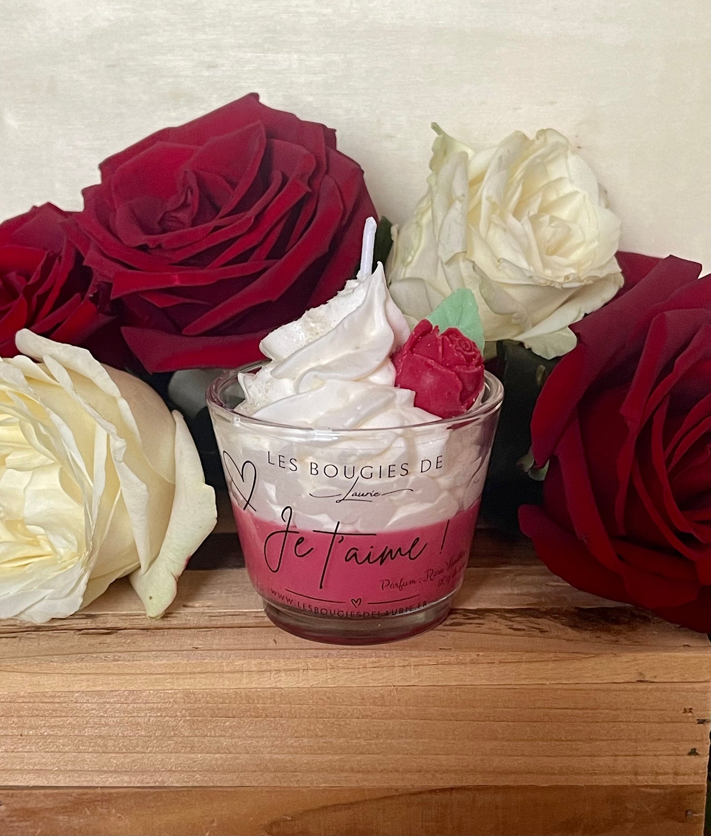 Rose Vanillée - 110g de cire ❤️