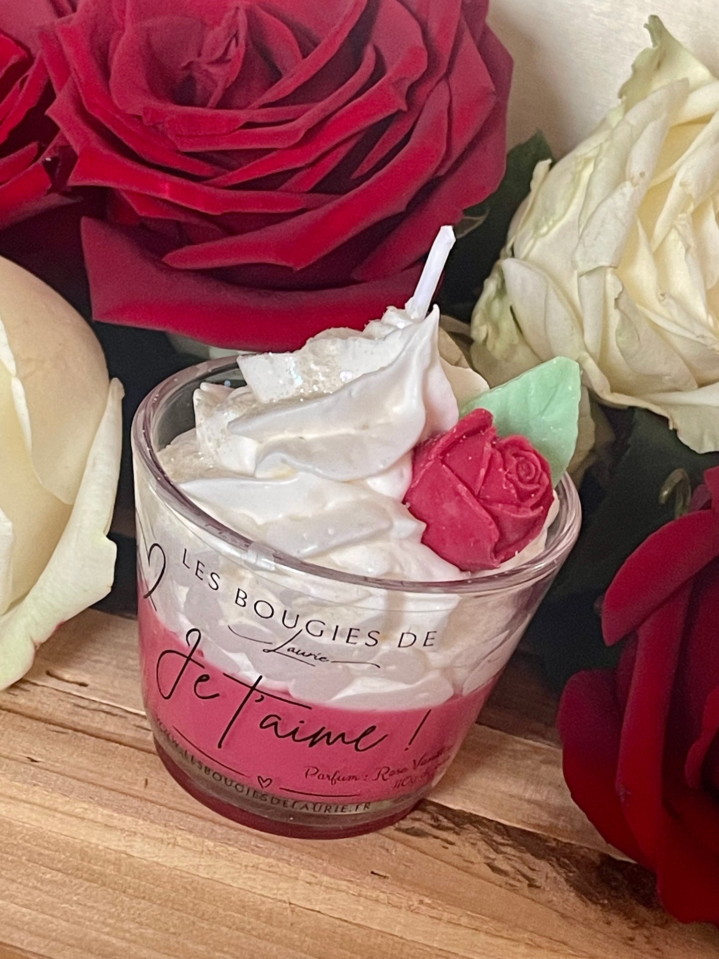 Rose Vanillée - 110g de cire ❤️